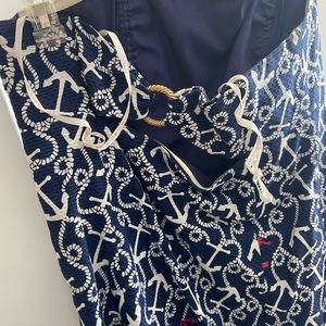 Lily Pulitzer strapless anchor dress